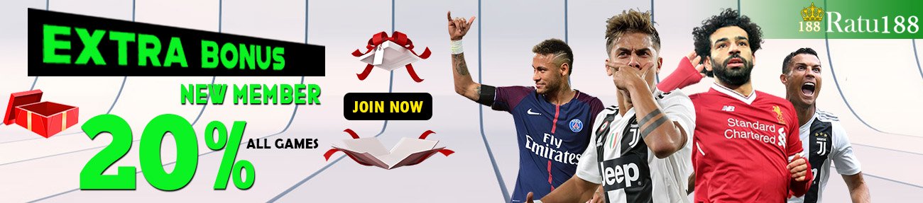extra bonus 20% member baru